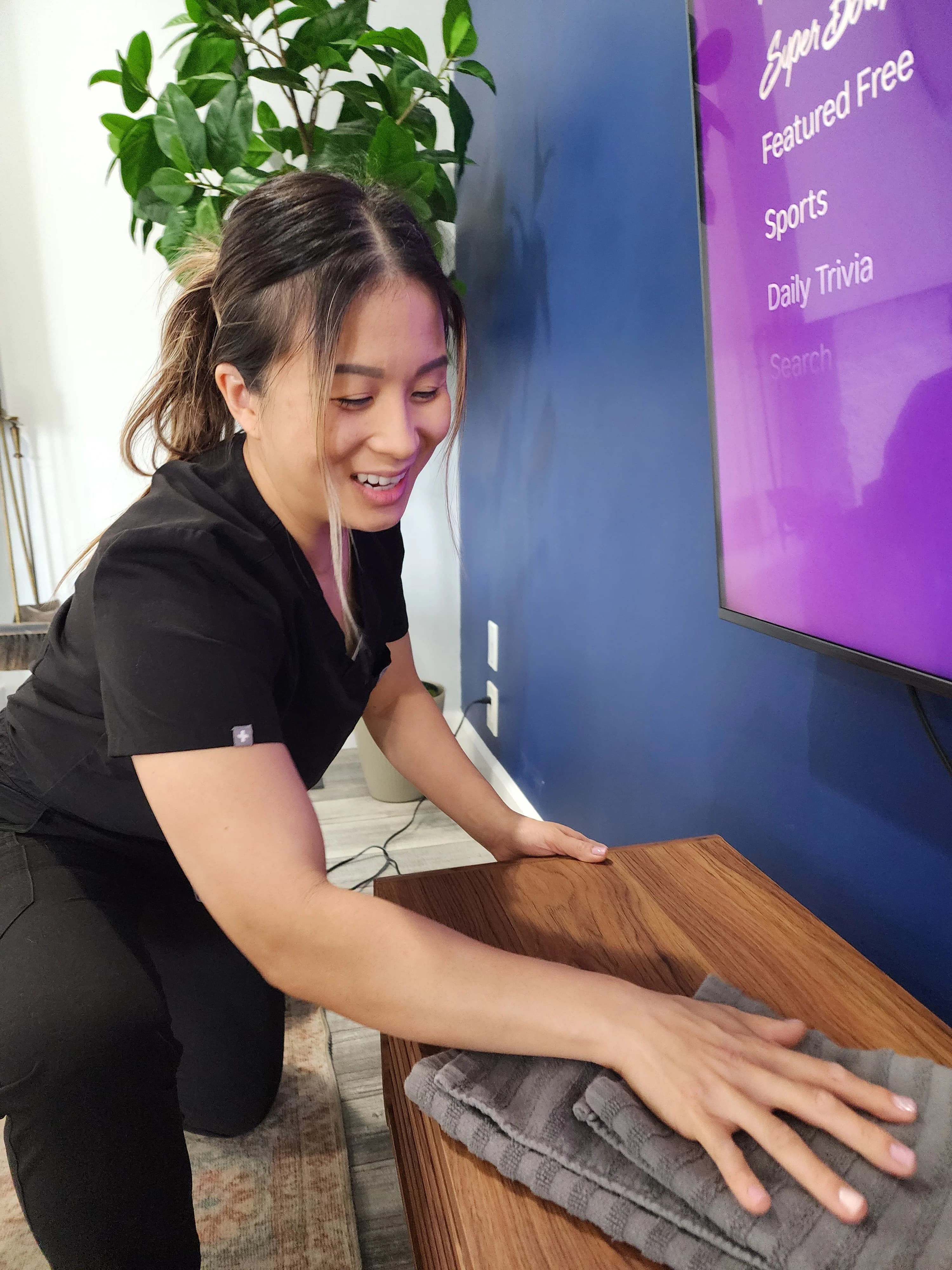 Beautifully cleaned room